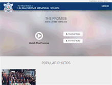 Tablet Screenshot of lalmalsawmamemorialschool.org